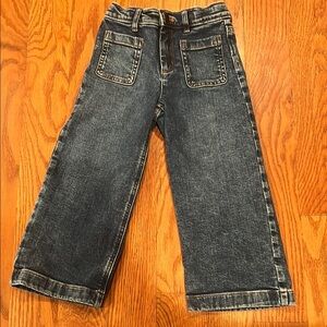 J. Crew Crewcuts Wide Leg Patch Pocket Jeans - 4